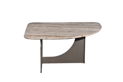 Стол журнальный Арка (Arco) травертин 85x68x40см Garda Decor