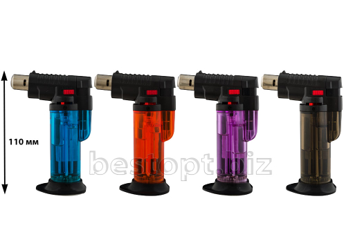 Зажигалки турбо "Oney" J-02 Jet зажигалки в блоке прозрачные 12шт*12/144