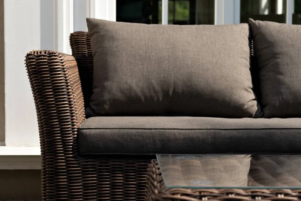 "Капучино Сингл" лаунж-зона из искусственного ротанга, цвет коричневый