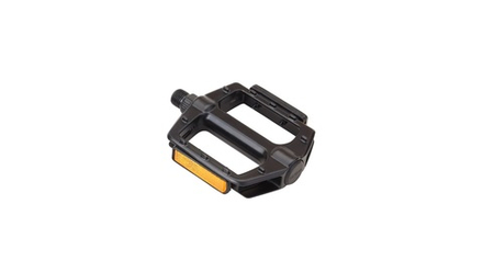 Педали TRIX PLATFORM алюминиевые, 107x98мм, резьба 1/2", с шипами, черные