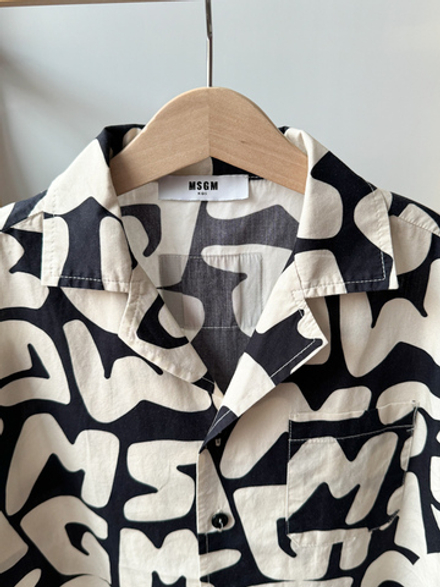 Хлопковая рубашка MSGM, 128