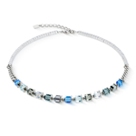Колье Coeur de Lion Blue-Silver 2100/10-0717