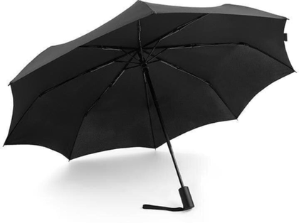 Зонт автоматический Xiaomi 90 Points Automatic Umbrella With LED Flashlight черный