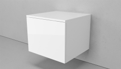 Тумба подвесная VELVEX Unit 50x40 белый лед