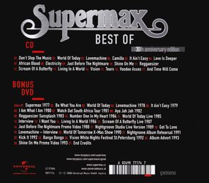 Supermax / Best Of (30th Anniversary Edition)(CD+DVD)