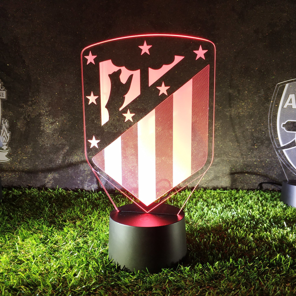 3D Светильник "Атлетико Мадрид" (  Atlético de Madrid)