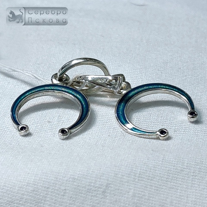 Лунница с эмалью