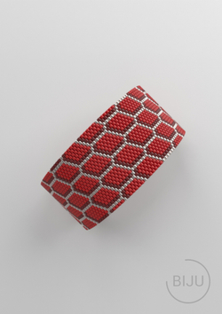 Схема PEYOTE, Схема браслета мозаичное плетение, узор из Miyuki Delica 11/0, файл PDF, №378