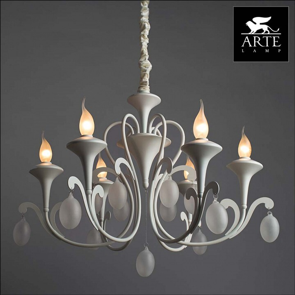 Подвесная люстра Arte Lamp A3239LM-6WH