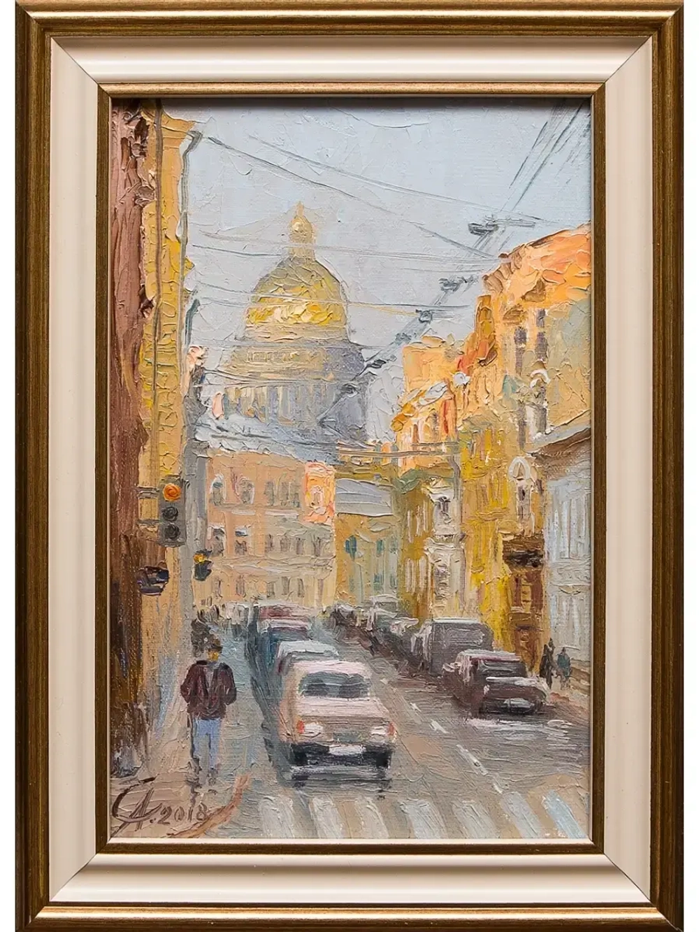 Картина маслом Раннее утро Степанков