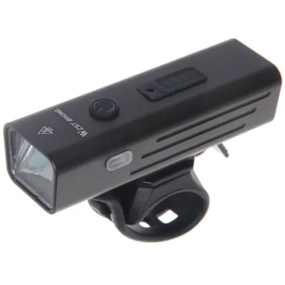 Фонарь велосипедный, передний West Biking YP0701416 Black (аккум. 1800 mAh, Type-C)