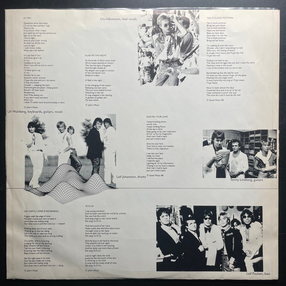 Secret Service - Greatest Hits (Скандинавия 1982г.)