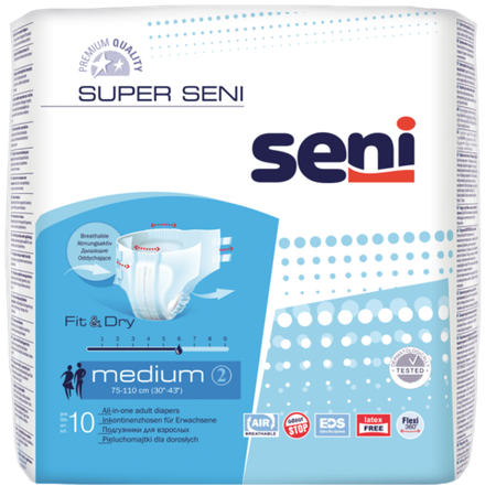 Подгузники Super Seni, р.L, 10 шт.