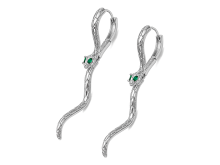 Cерьги "Змейки", 57мм