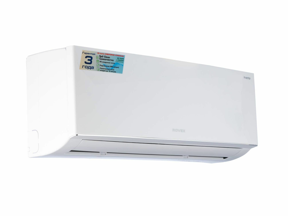 Сплит система Rovex RS-12CBS4 инвертор Кондиционер Rovex MEGAPOLIS INVERTOR WI-FI Супер тихий ( (40 кв. м)