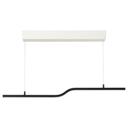 IKEA PILSKOTT  (ИКЕА ПИЛСКОТТ)  -  Светодиодный подвесной светильник, умный черный, 97 см