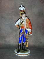 Статуэтка. Фарфор. Солдат. Генерал Наполеона. Полководец Жан Андош Жюно. Kaiser. Германия