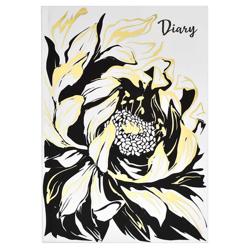 Ежедневник А5 80л интегр фольг"Диари.Хризантема" ФЕНИКС+ 58263