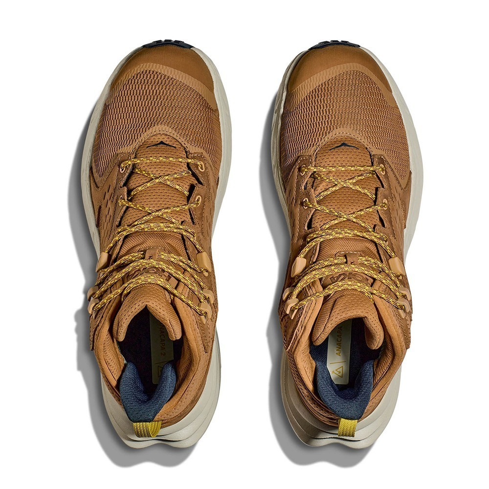 Ботинки мужские HOKA M ANACAPA 2 MID GTX Honey / Celadon Tint