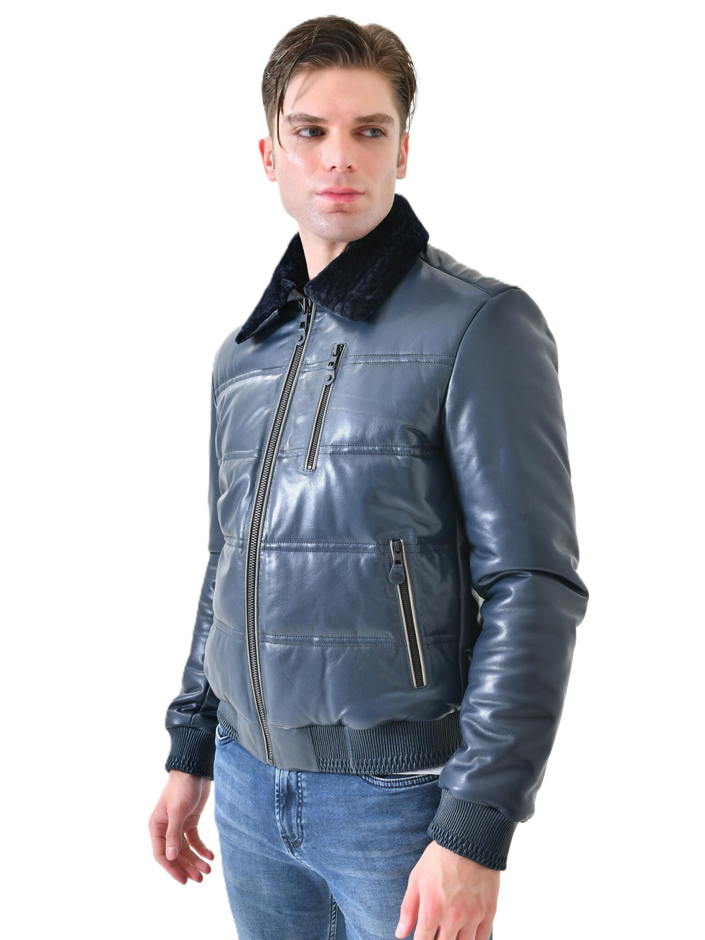 Куртка мужская из натуральной кожи