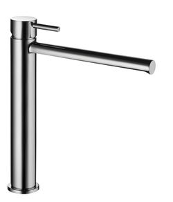 Bossini Oki смеситель для раковины высокий, длина излива 180 мм, с донным клапаном, цвет хром