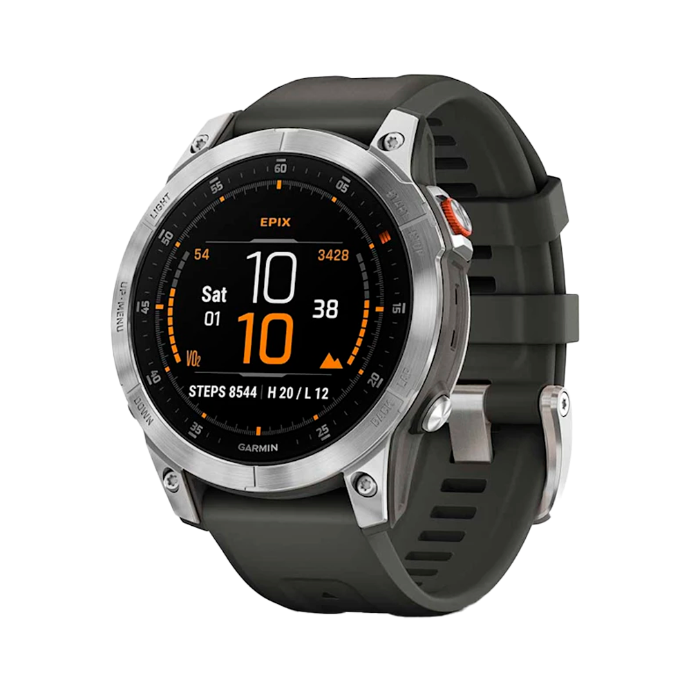 Умные часы Garmin Epix (Gen 2), 47mm, Slate Steel (010-02582-01)