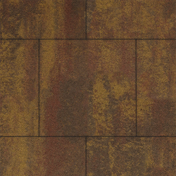 Тротуарная плитка КВАДРАТ 500х500 мм - Листопад гранит Осень