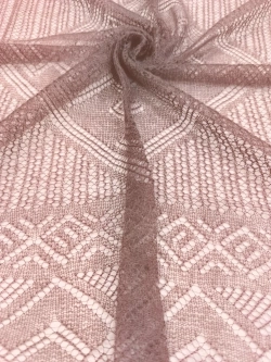 Оренбургский пуховый платок-паутинка А100-06 магнолия