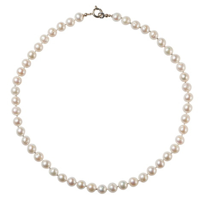 Ожерелье из белого жемчуга