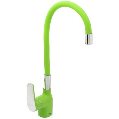 Смеситель для кухни, Frap, гибк излив, с картриджем, зел, F4453-05