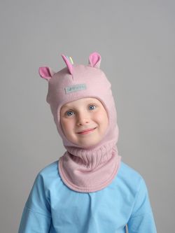 Шлем зимний вязаный (Нежная роза) UNIC