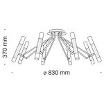 Потолочный светильник Maytoni MOD620CL-16B