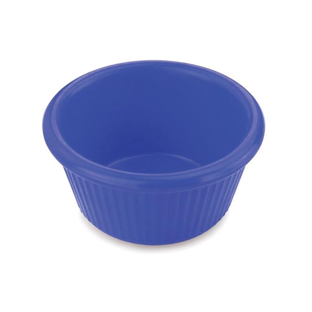Соусник 80 мл d 7,9 см h4 см круглый пластик синий P.L. Proff Cuisine