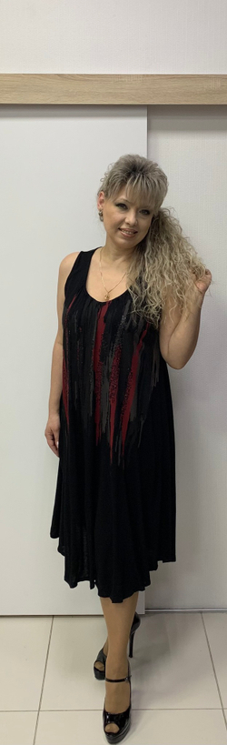 Черная немецкая двойка - сарафан и болеро