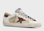 Мужские кеды Super-Star Leather Low-Top Sneakers with Lizard-Effect