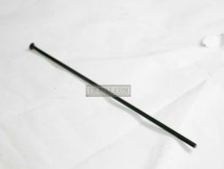 Spoke Set 9/10X172, Black-Red. For Honda CRF250L-M-Rally (for 17" rim). OSAKI. Made in Thailand. 36p set. Spokes+Nipples. th 3,5mm