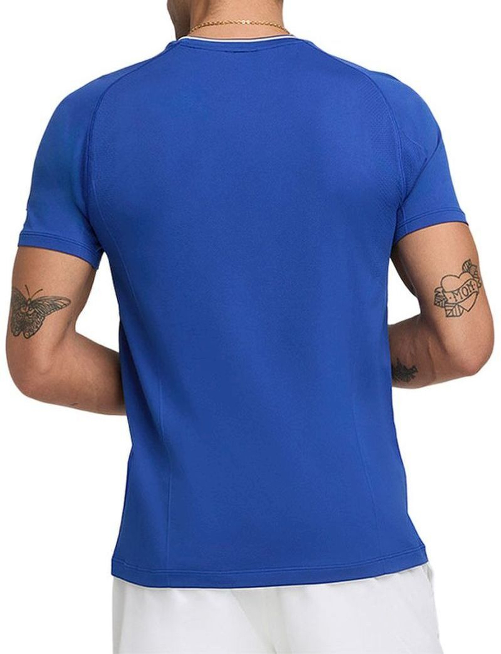 Мужская теннисная футболка Wilson Team Seamless Crew T-Shirt - небесный