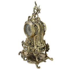 Bello De Bronze Часы Долфин каминные, золото