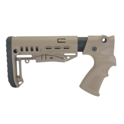 Телескопический приклад на МР-155, DLG Tactical. Черный