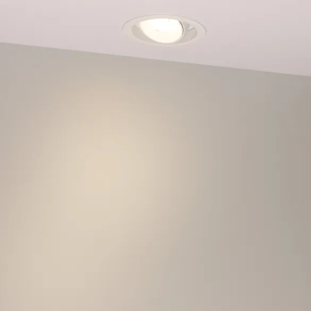 Светильник MS-VORTEX-BUILT-R110-20W Warm3000 (WH-WH, 20 deg, 230V) (Arlight, IP20 Металл, 5 лет) 056565