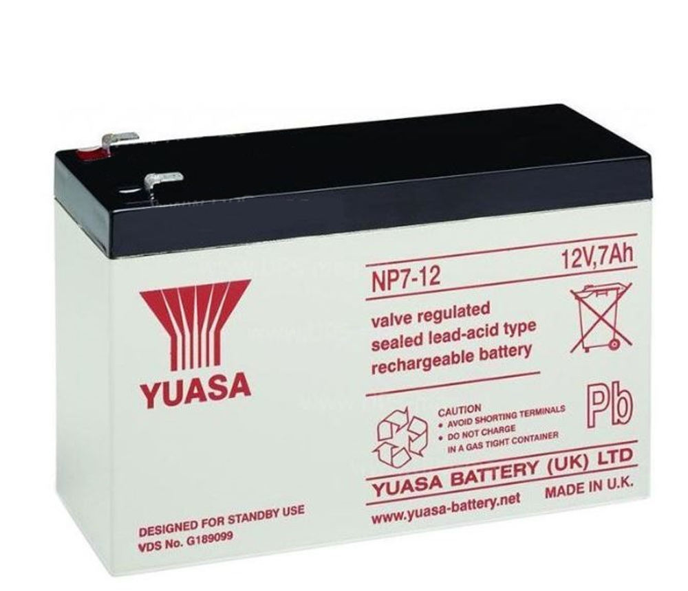 Аккумулятор YUASA NP7-12