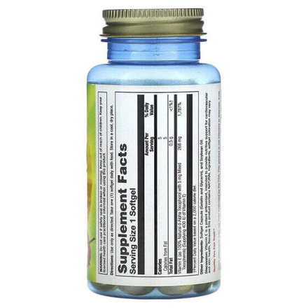 Витамин Е Nature's Life, витамин E, 268 мг (400 МЕ), 100 капсул