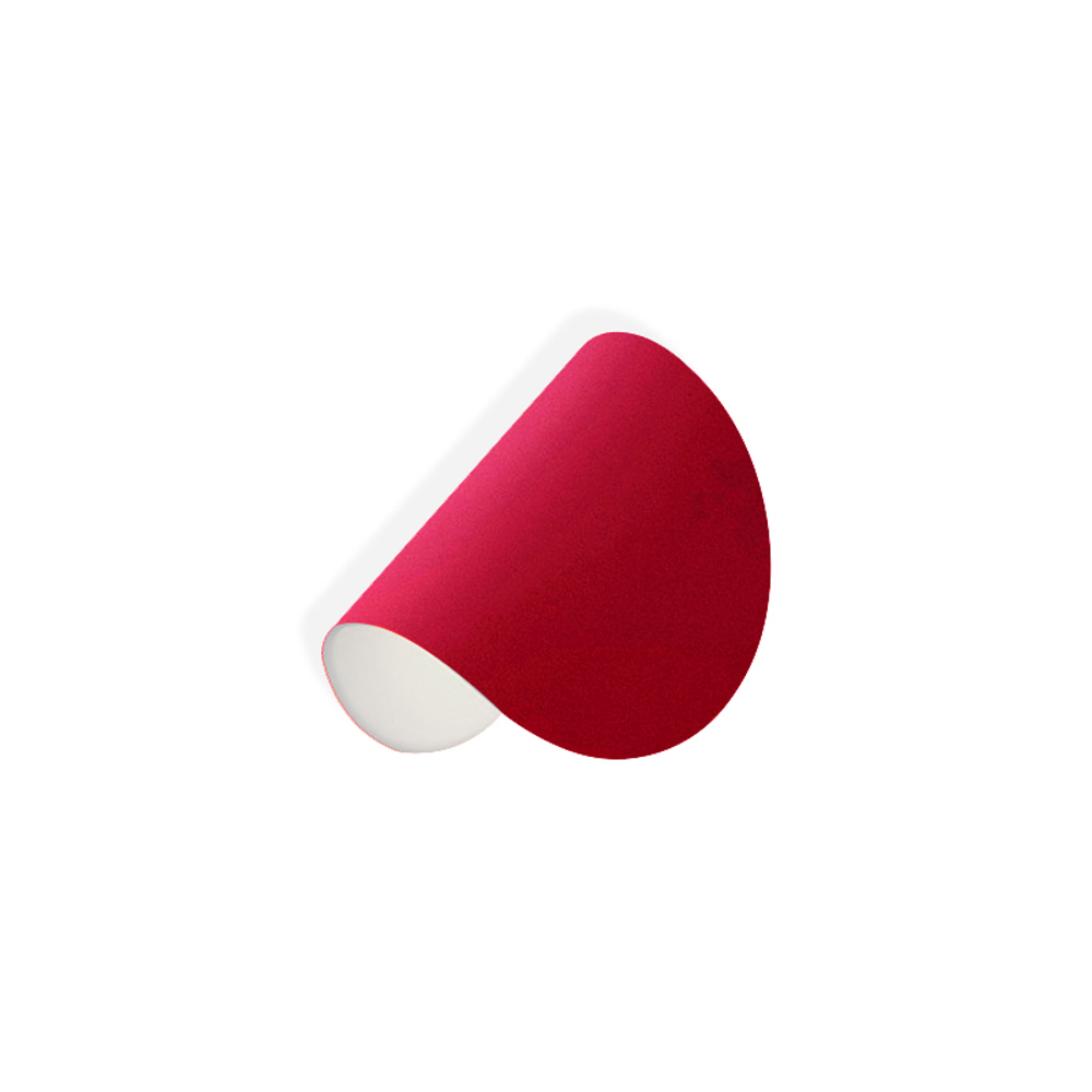 Wall design lamp Half  (Red)