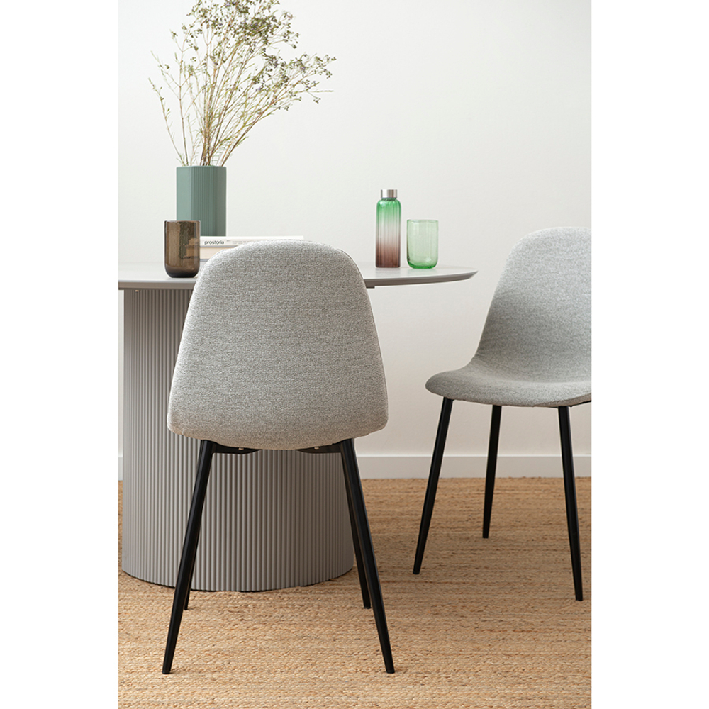 Стул breeze, рогожка, светло-серый