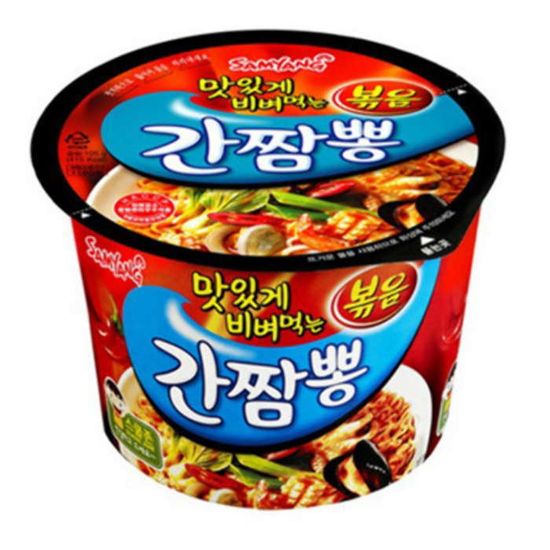 Лапша Samyang "ГАНЧАМПОНГ БИГ БОУЛ» с овощами и морепродуктами 105 гр
