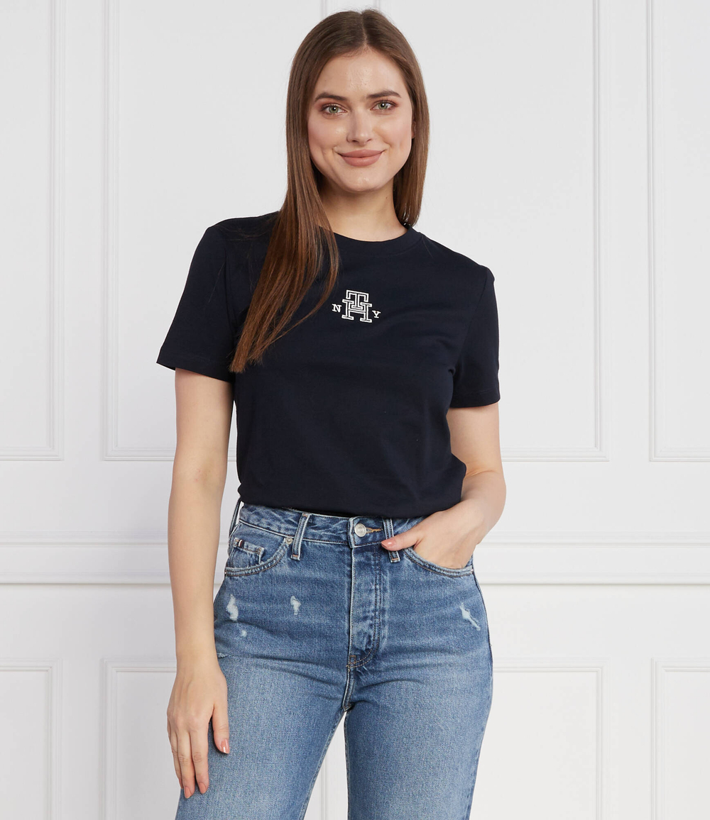 Футболка REG VARSITY IMD NY C-NK SS Tommy Hilfiger - темно-синий(WW0WW38874)