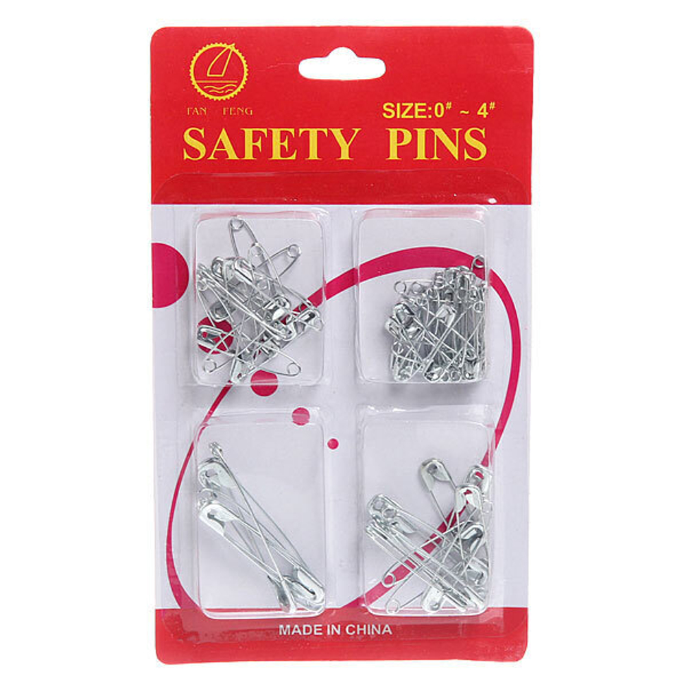 Булавки английские 55шт «Favorite Hous», цвет серебро