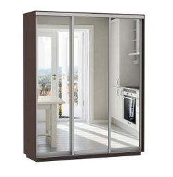 Шкаф-купе "Экспресс Экспенс Трио" (венге) 2200х2100, МК Е1, г. Белореченск