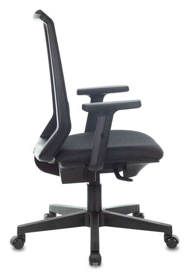 Кресло Бюрократ MC-611N черный TW-01 38-418 сетка/ткань крестов. пластик