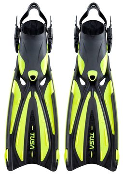 Ласты TUSA Solla SF-22 регулируемые черный/желтый